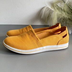 Clarks Cloudstepper Breeze Step Casual Orange Shoes 9